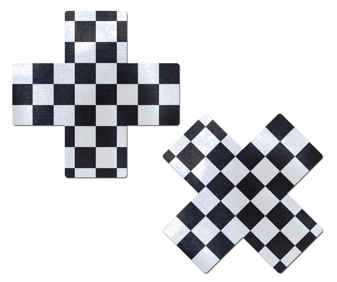 Racing Flag X Pastease Check - Black and White
