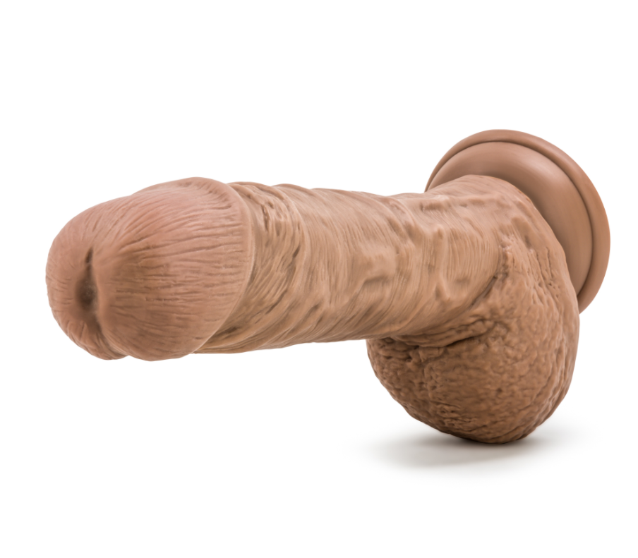 Coverboy By Blush Your Personal Trainer 9 Inch Realistic Dildo With Balls & Suction Cup Base - Latin