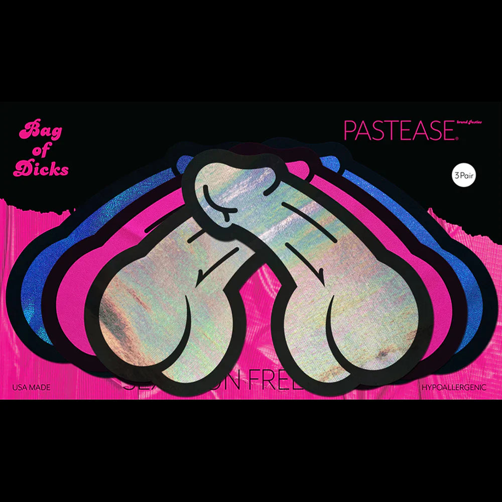 A Bag of Dicks Penis Pasties - 3-Pack