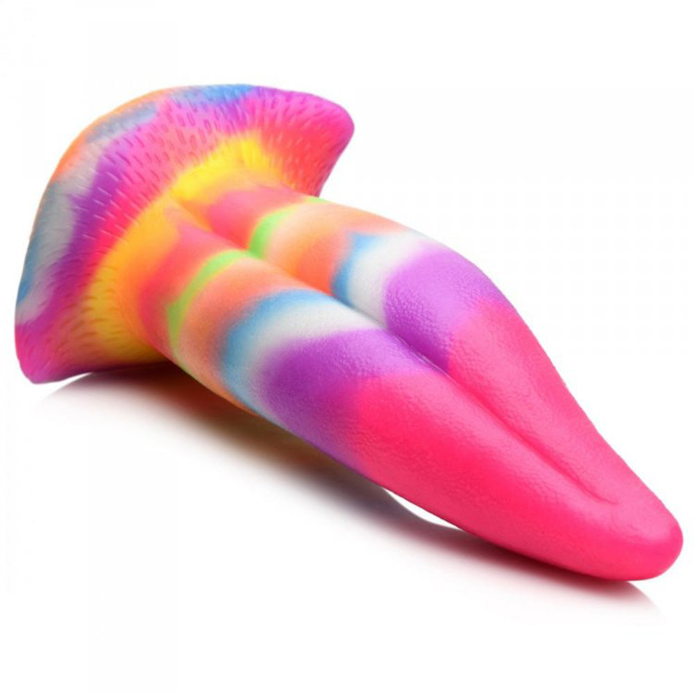 Creature Cocks Unicorn Kiss Glow-in-the-Dark Silicone Tongue Dildo