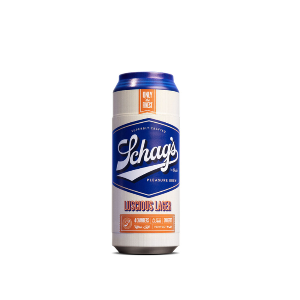 Schag’s By Blush Luscious Lager Frosted Beer Can Stroker – Self-Lubricating