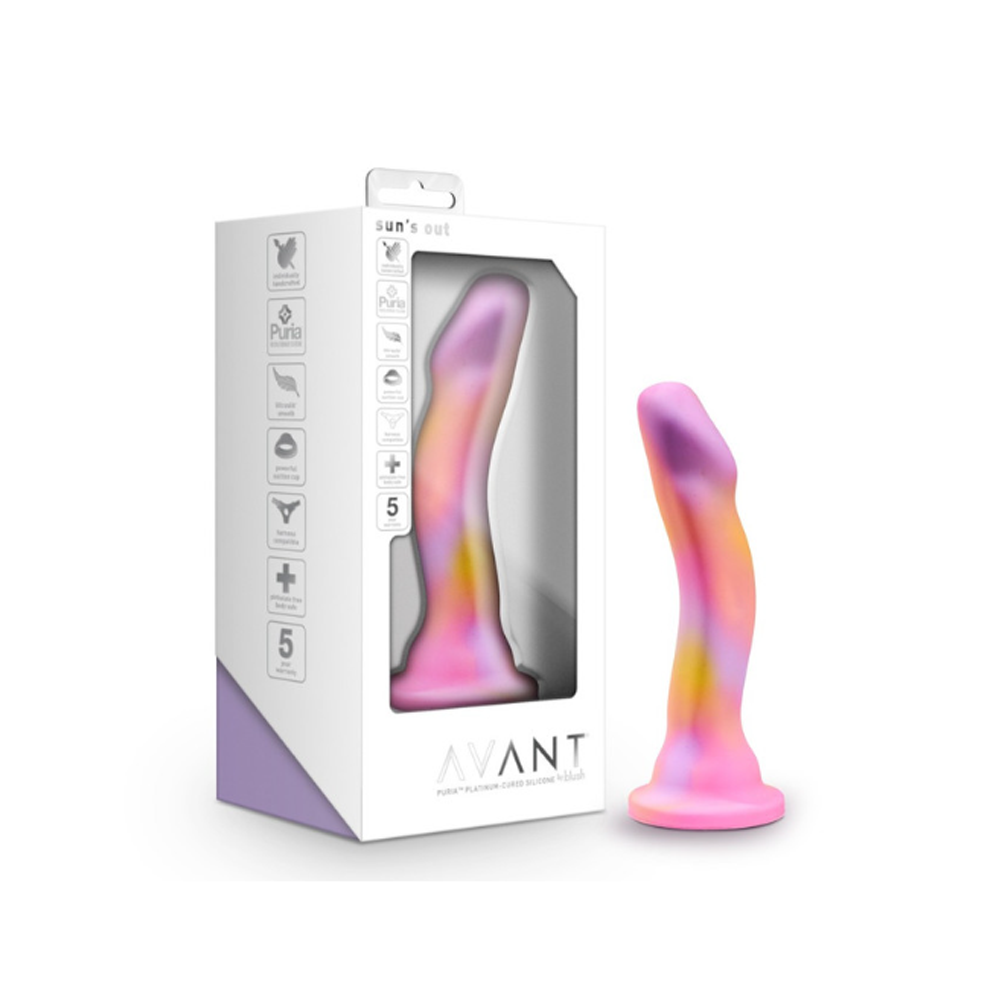 Avant Sun's Out 7.5 Inch Silicone Dildo – Pink