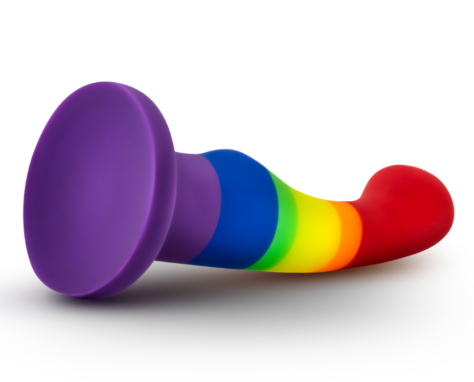 Avant Pride P1 Freedom 6 Inch Silicone Dildo – Rainbow