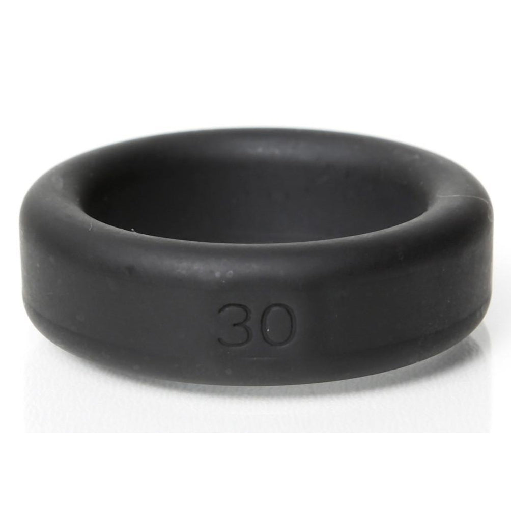 Boneyard Silicone Cock Ring 5-Piece Kit - Black