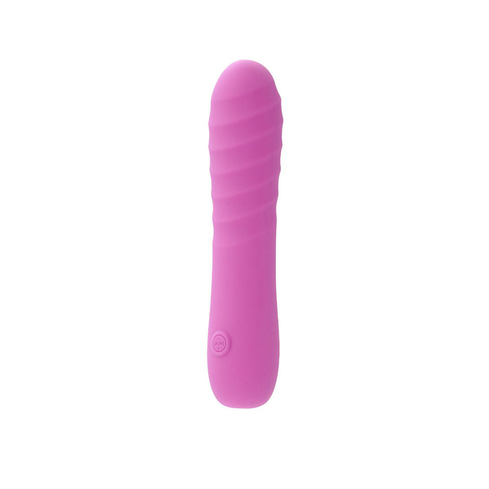 Skins Touch The Wand 6.5 Inch Rechargeable Vibrator with FeelMe Silicone - Pink