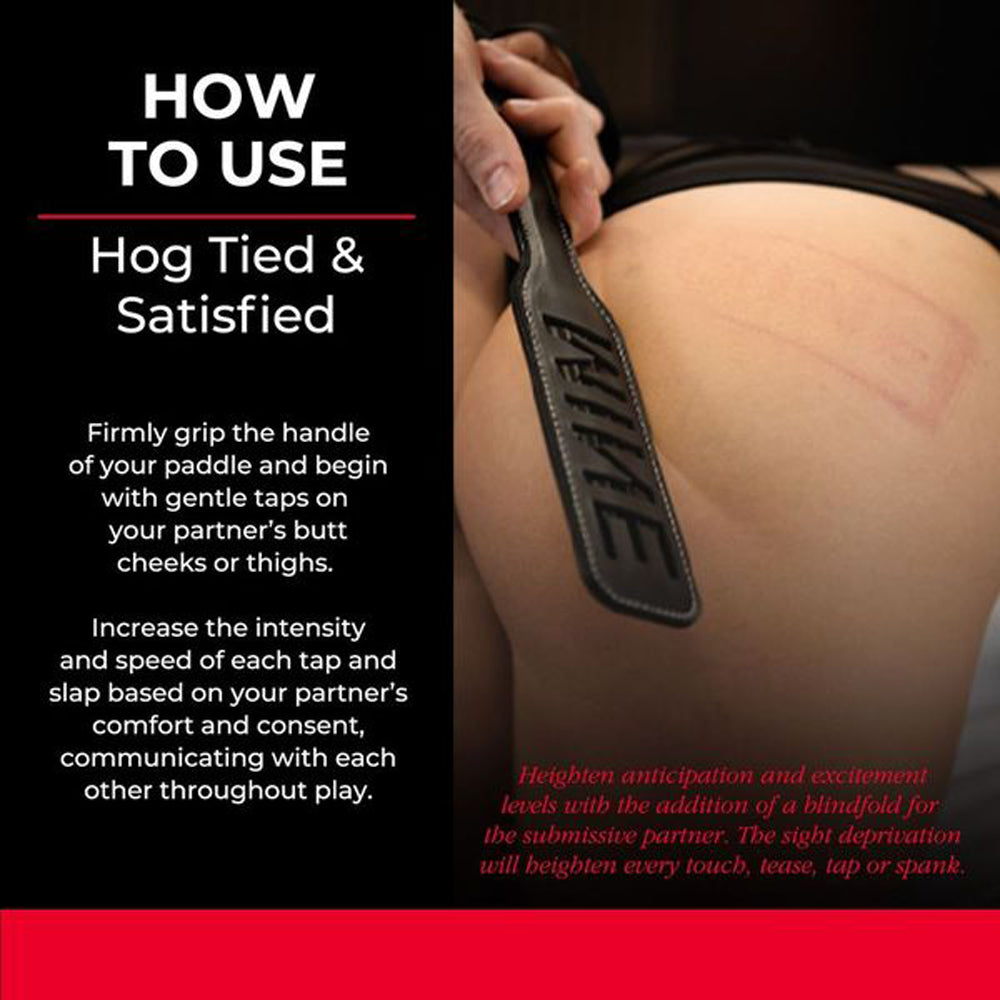 Sei Mio You're All Mine - ‘MINE’ Impression Spanking Paddle