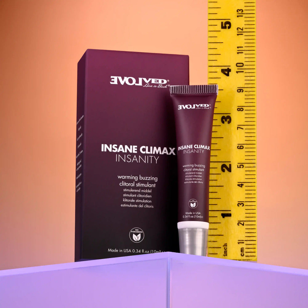 Insane Climax - Insanity Warming Buzzing Clitoral Stimulant - 10ml