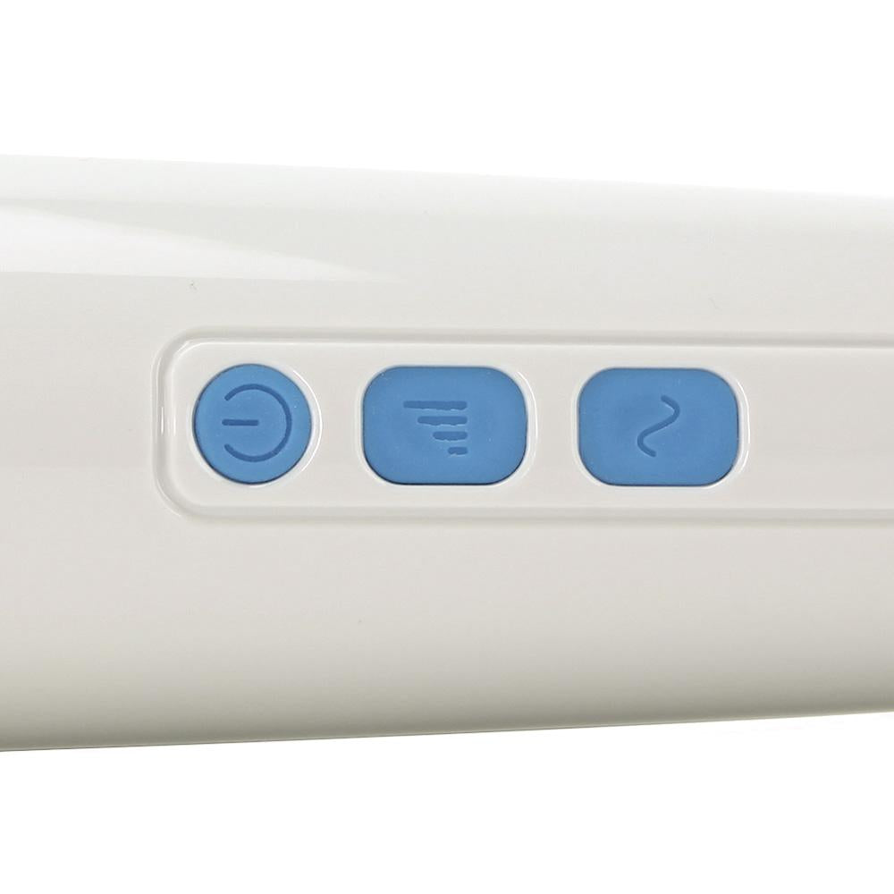 Magic Wand Rechargeable 4-Speed Silicone Wand Massager - White