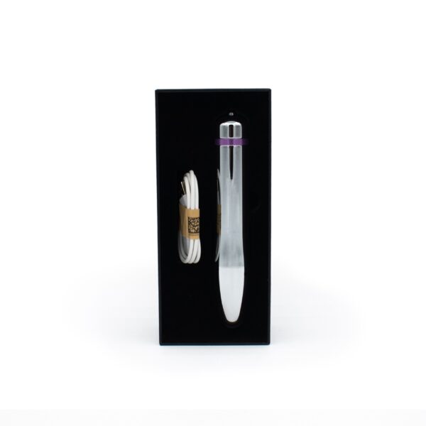 Fly Me To The Moon Metal Vibrator – 7 Inch Waterproof Rechargeable Rocket-Shaped Vibe