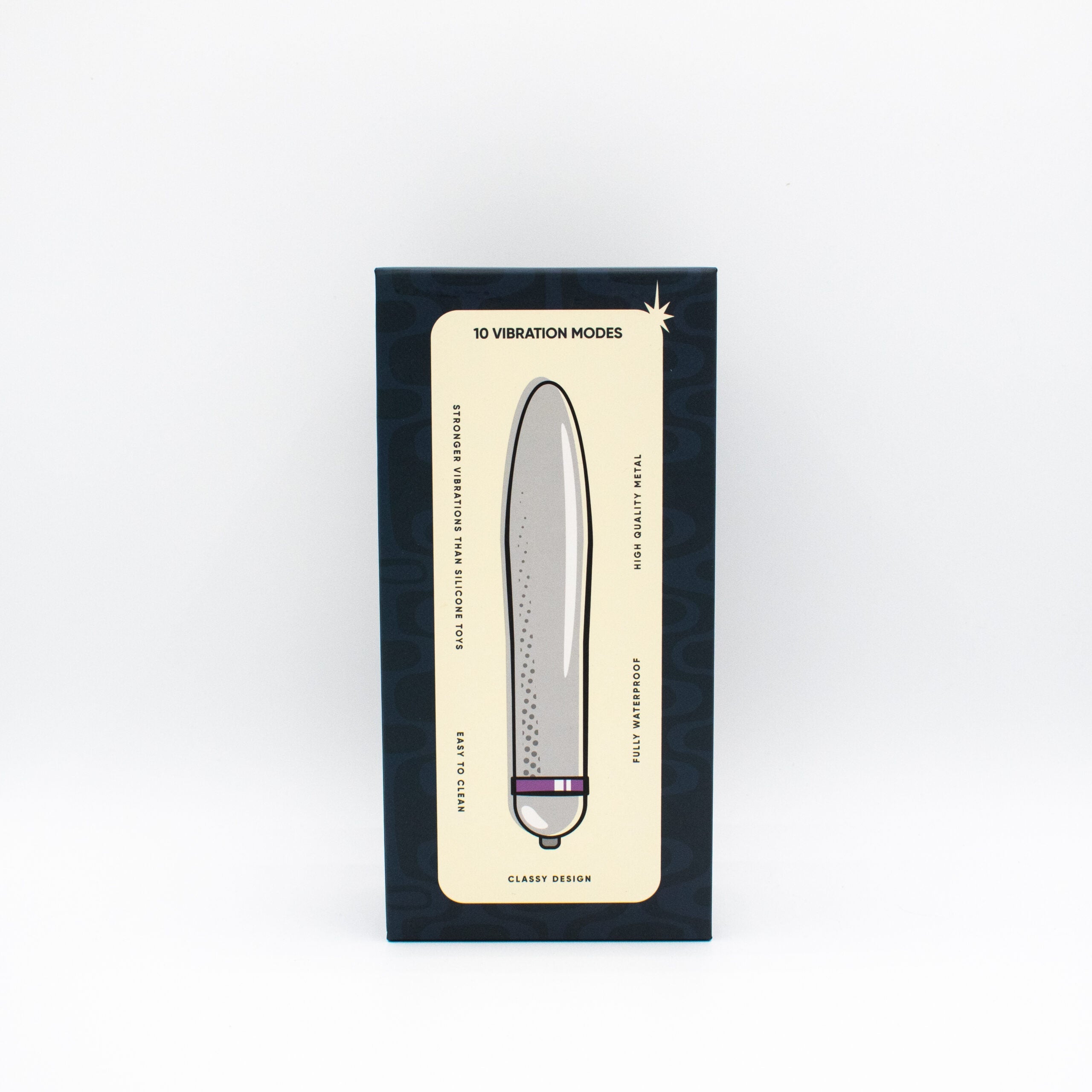 Fly Me To The Moon Metal Vibrator – 7 Inch Waterproof Rechargeable Rocket-Shaped Vibe