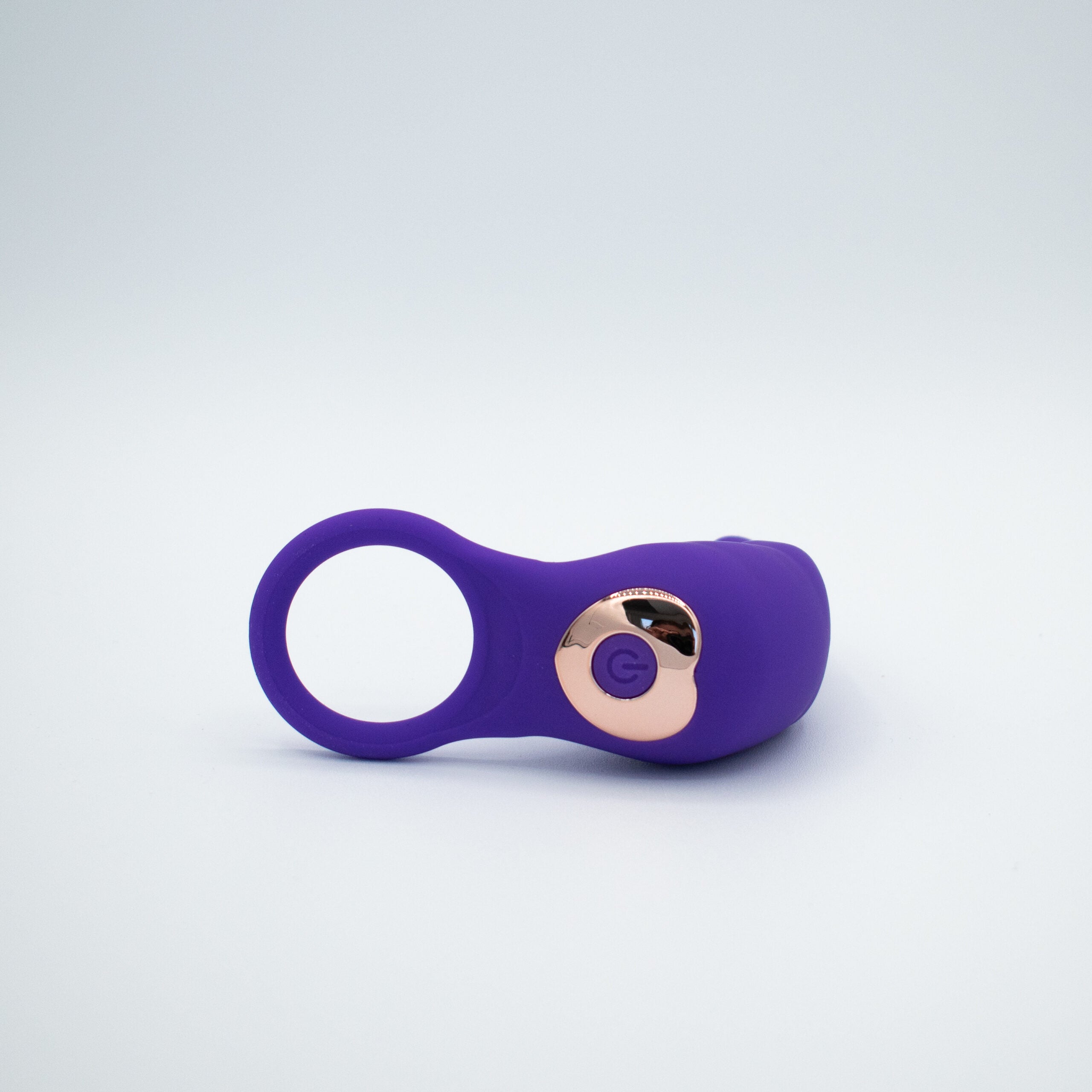 The Cock Hopper Cock Ring and Rabbit Bullet Vibrator - Purple