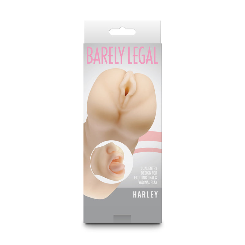 Hustler Barely Legal Harley Textured Stroker - White