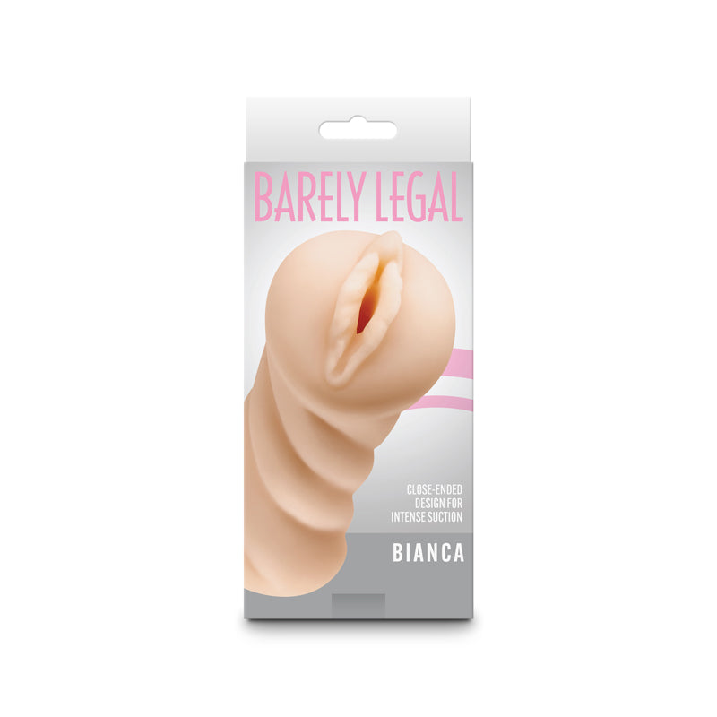 Hustler Barely Legal Bianca Textured Stroker - White