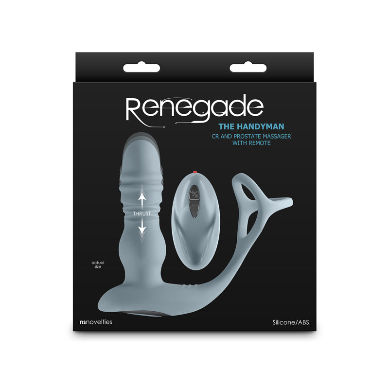 Renegade The Handyman Cock Ring and Thruster with Remote