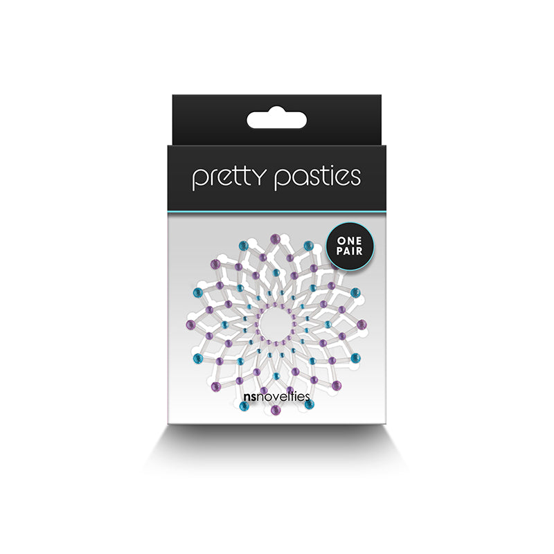 Pretty Pasties - Charm II - Blue, Purple and Clear