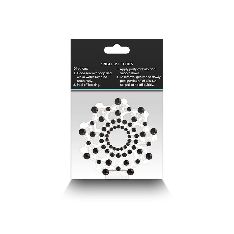 Pretty Pasties - Charm III - Black and Clear