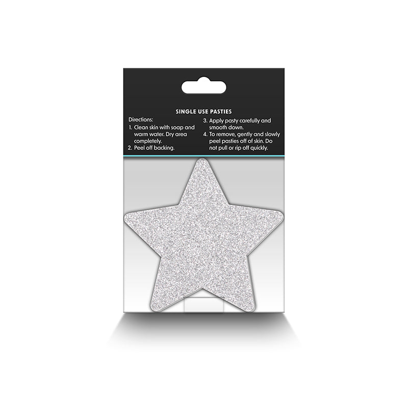 Pretty Pasties Stars Set of 2 - Red and Silver