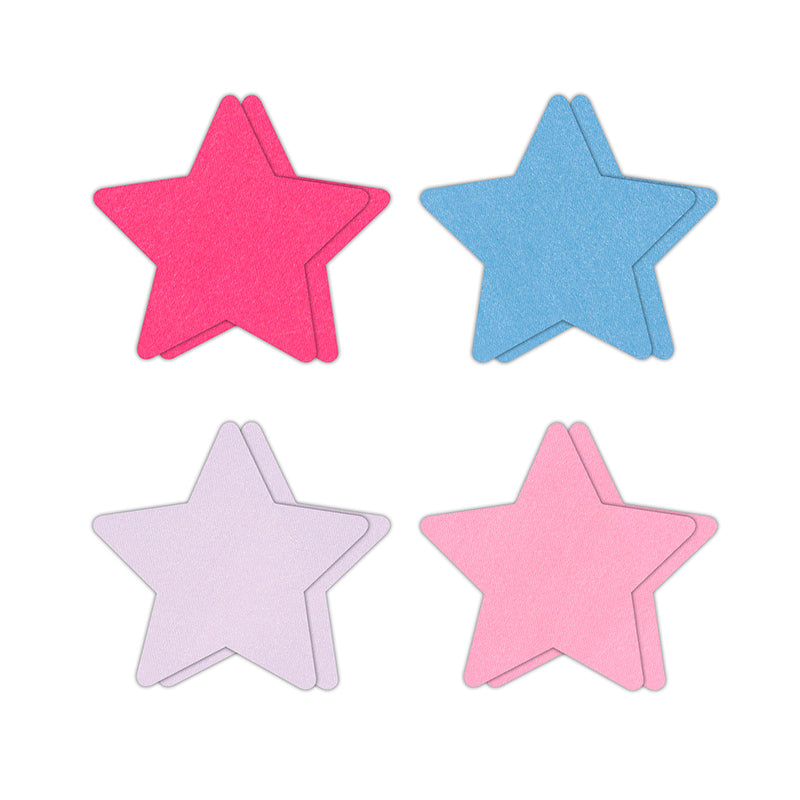 Pretty Pasties Star II Set of 4 - Dark Pink, Light Pink, Blue, Lavender