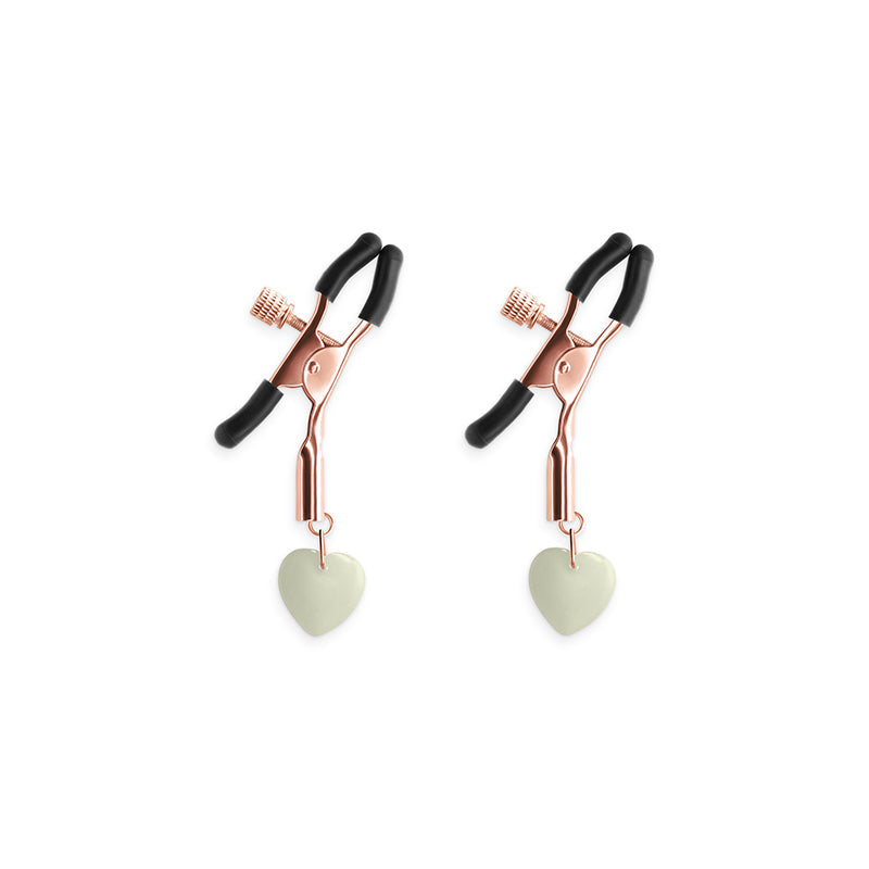 Bound Nipple Clamps G3 Rose Gold Glow-in-the-Dark