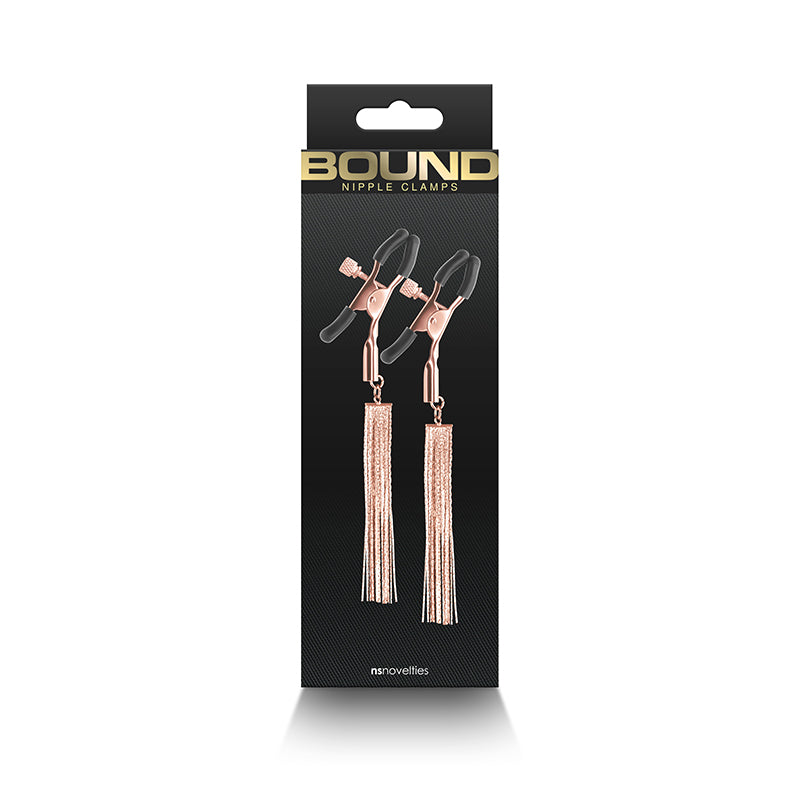 Bound Nipple Clamps D2 - Rose Gold