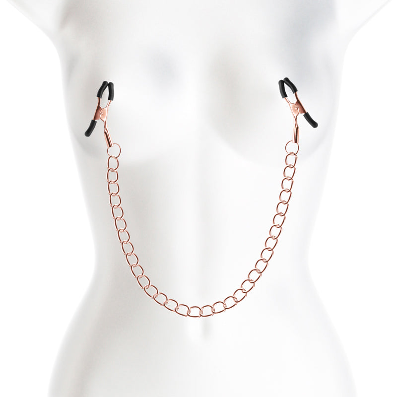 Bound Nipple Clamps DC2 - Rose Gold