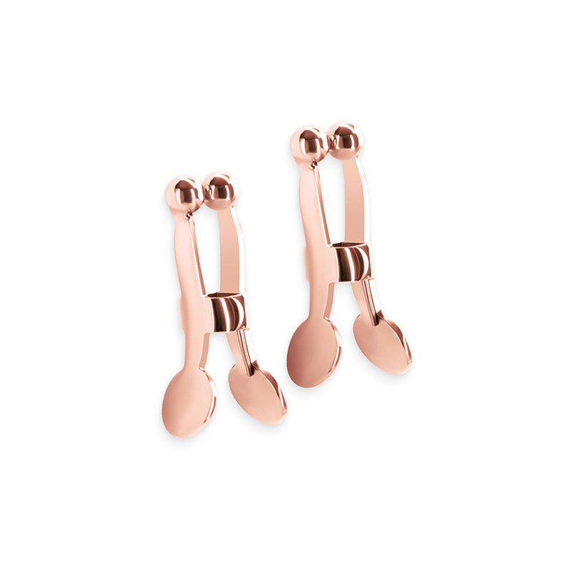 Bound Nipple Clamps C1 - Rose Gold