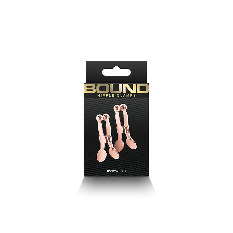 Bound Nipple Clamps C1 - Rose Gold