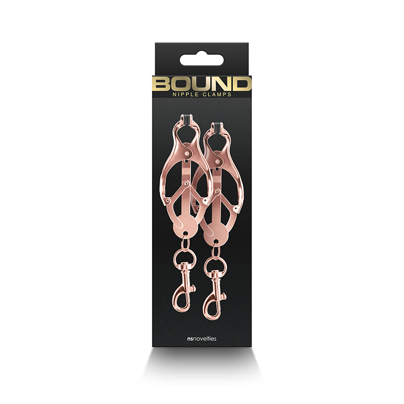 Bound Nipple Clamps C3 - Rose Gold