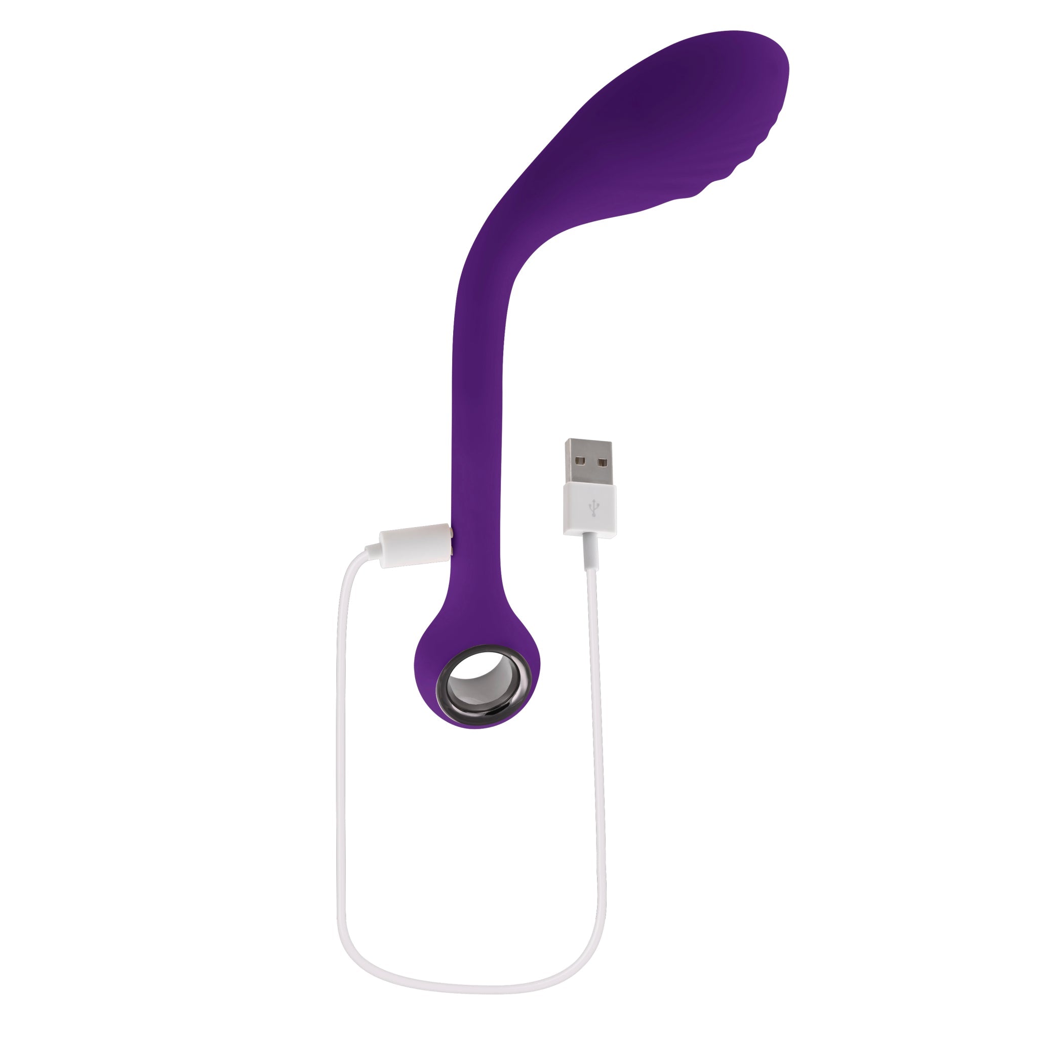 Playboy Pleasure Spot On Poseable 8.9 Inch G Spot Vibrator – Purple