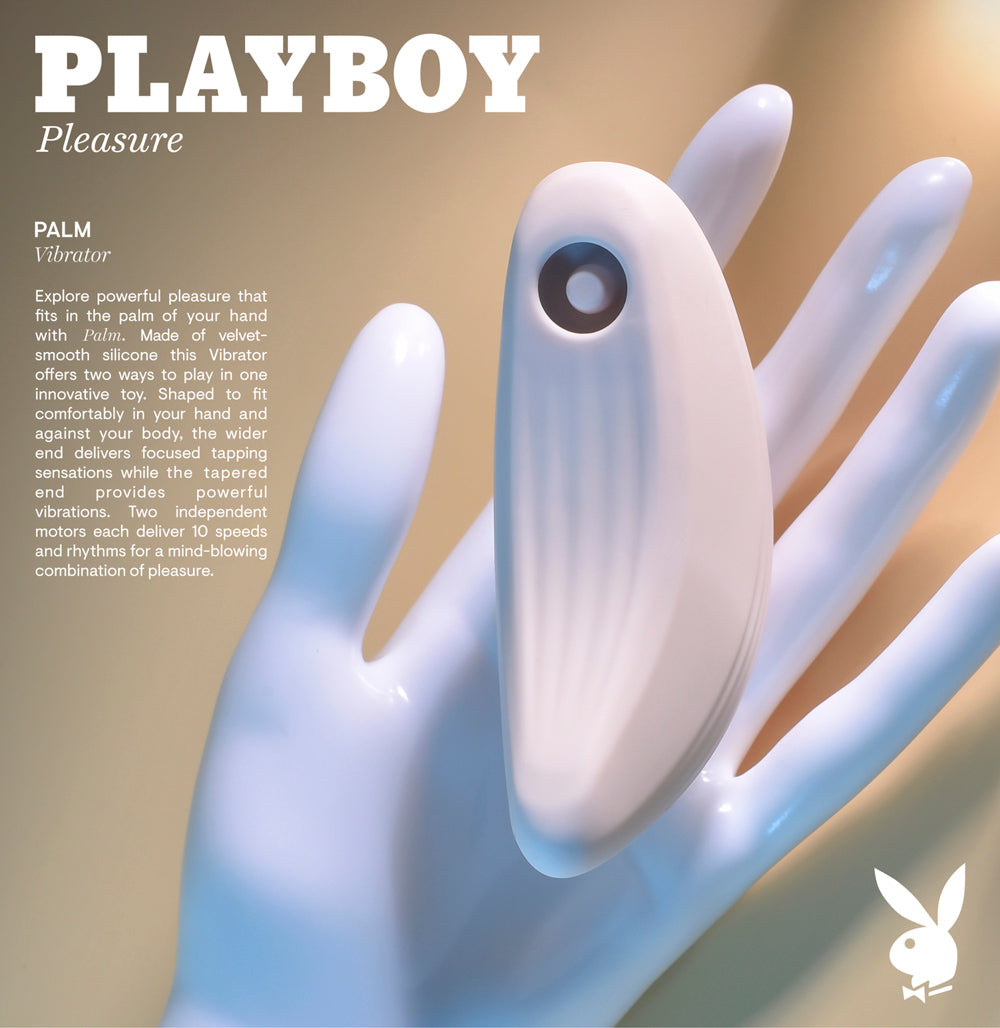 Playboy Pleasure Palm Tapping Vibrator - Pink