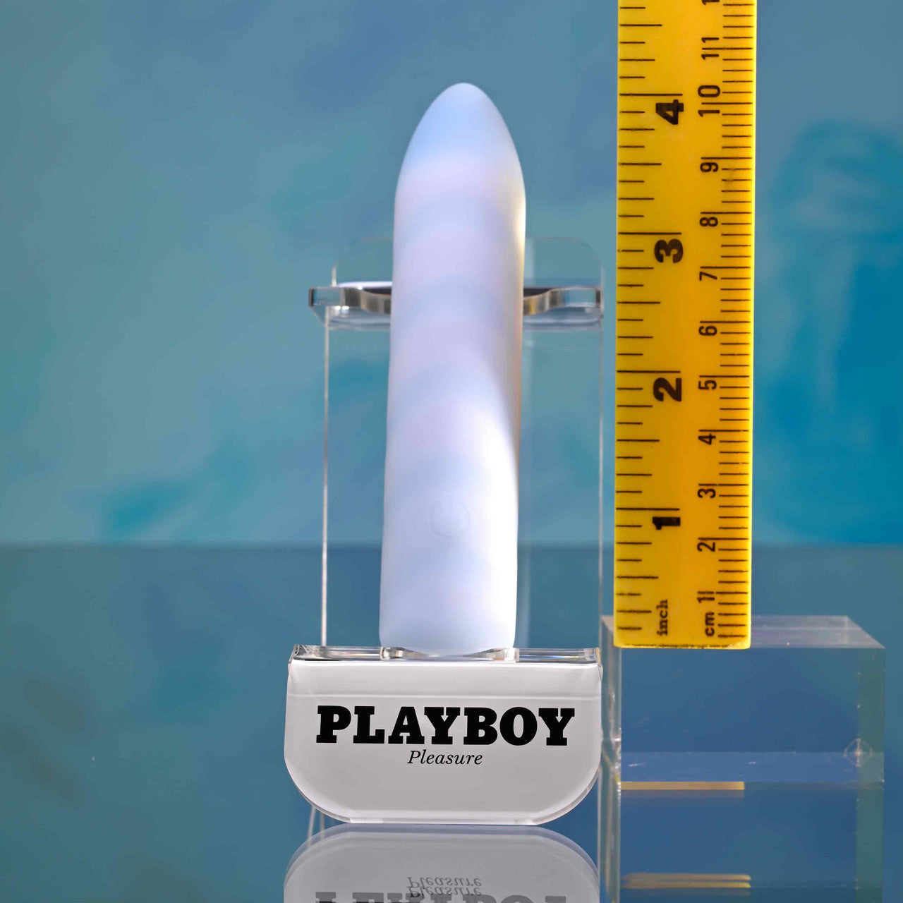 Playboy Pleasure Unicorn Vibes Flexible Bullet Vibrator - Powder Blue