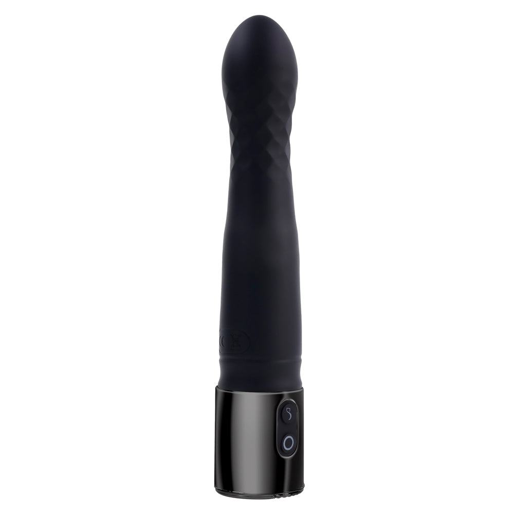 Playboy Pleasure Zone Thrusting Vibrator with Case 8.4 Inch - Black