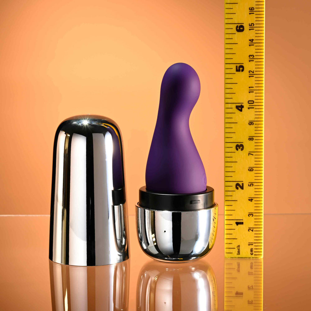 Playboy Pleasure The Jet Set Vibrator with Travel Case - Purple