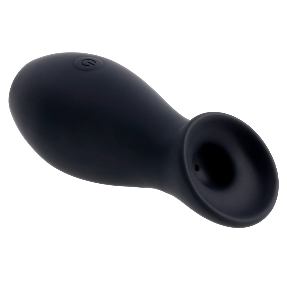 Playboy Pleasure The Jet Set Suction Clitoral Vibrator with Travel Case - Black
