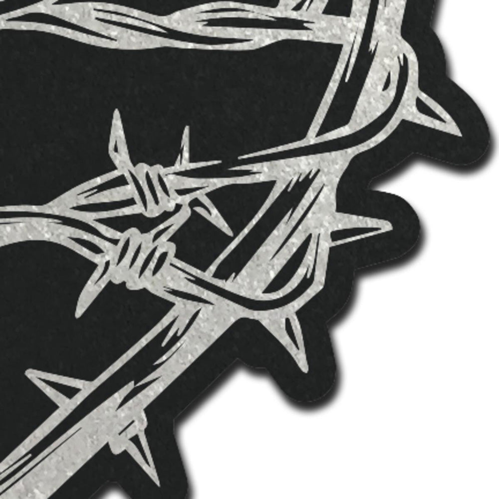 Barbed Wire Heart Pasties Reflective