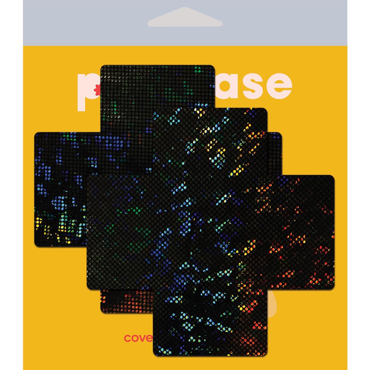 COVERAGE: Plus X Black Disco Full Breast Covers Support Tape XL