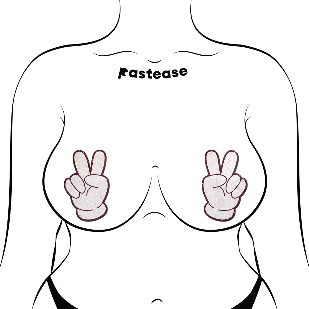 Peace Hands Pasties