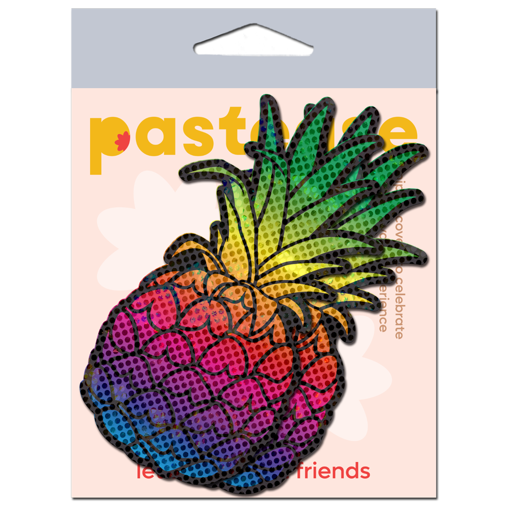 Rainbow Pineapple Sparkling Pasties