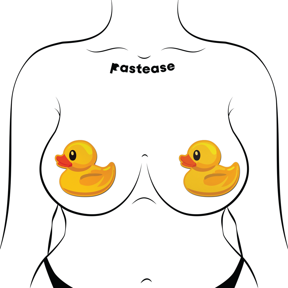 Rubber Duck Breast Pasties - Bright Yellow
