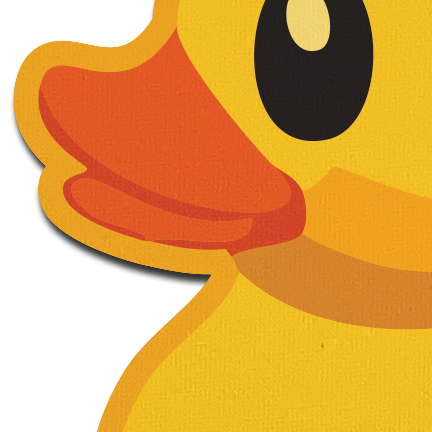 Rubber Duck Breast Pasties - Bright Yellow