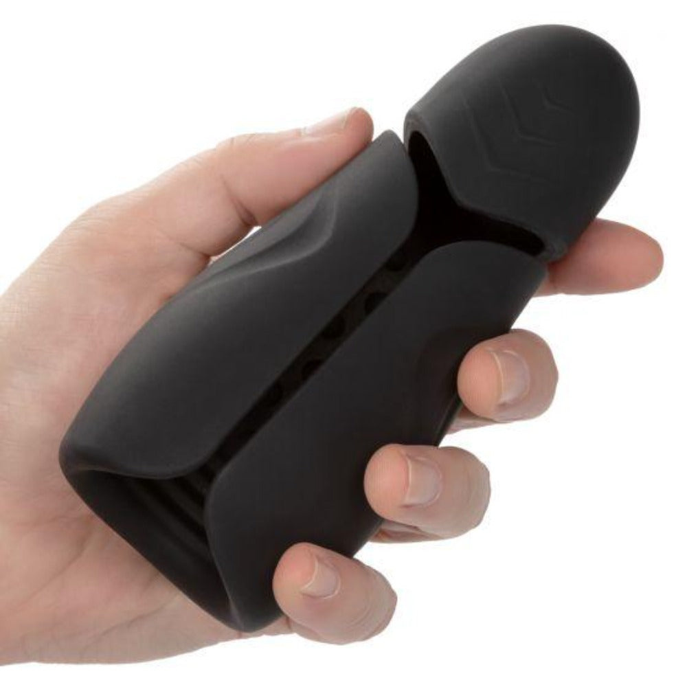 Optimum Power Elite Pro Vibrating Stroker - Black