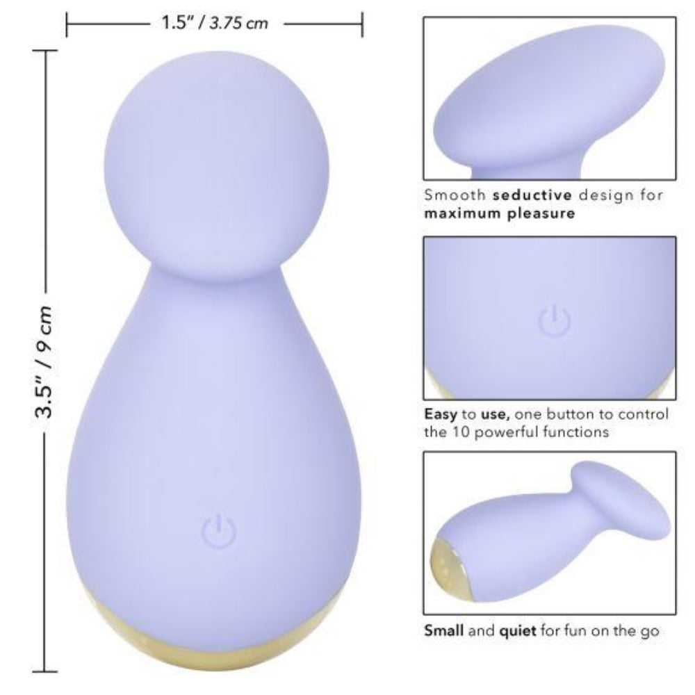 Slay Entice Me Mini Wand Rechargeable Vibrator - Lavender