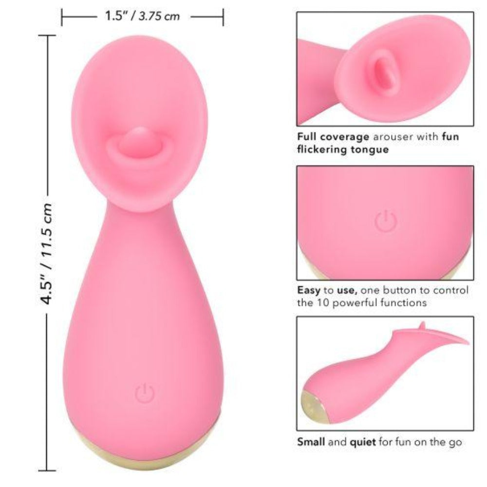 Slay Tickle Me Flickering Tongue Pulse Vibrator - Pink