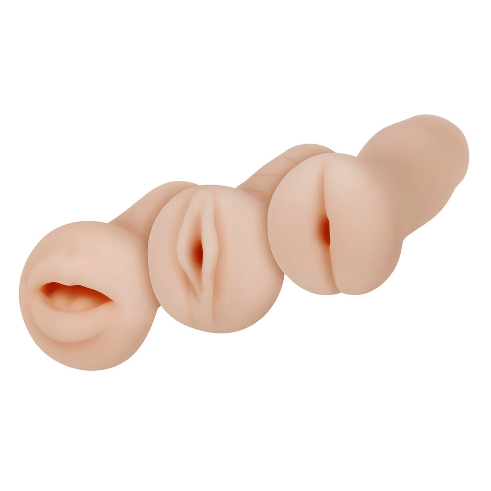 Selopa Party Pack 3-Piece Textured Stroker Set – Light