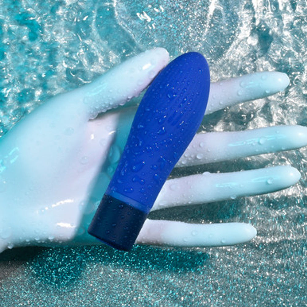 Selopa Cobalt Cutie Bullet Vibrator Silicone Rechargeable - Blue