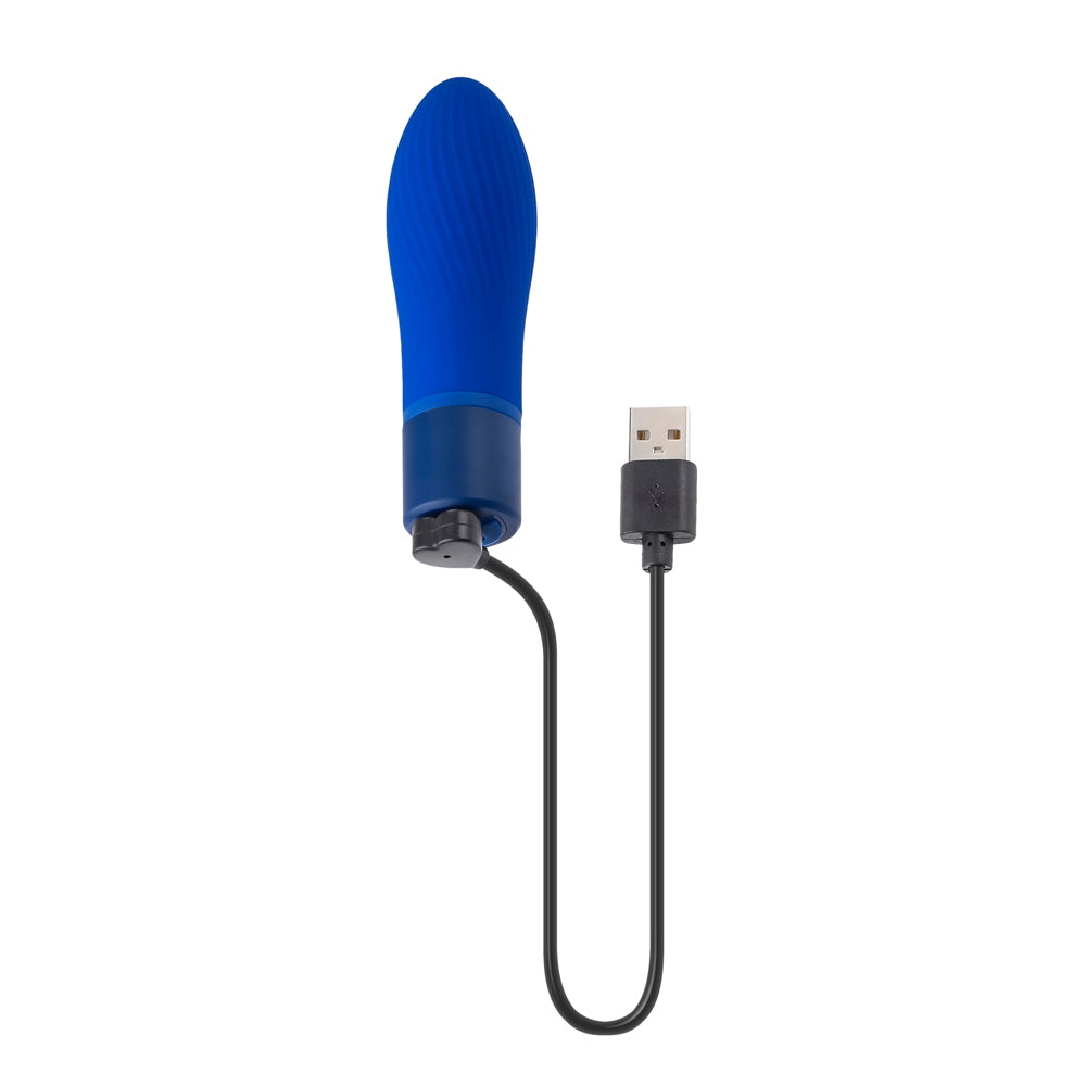 Selopa Cobalt Cutie Bullet Vibrator Silicone Rechargeable - Blue