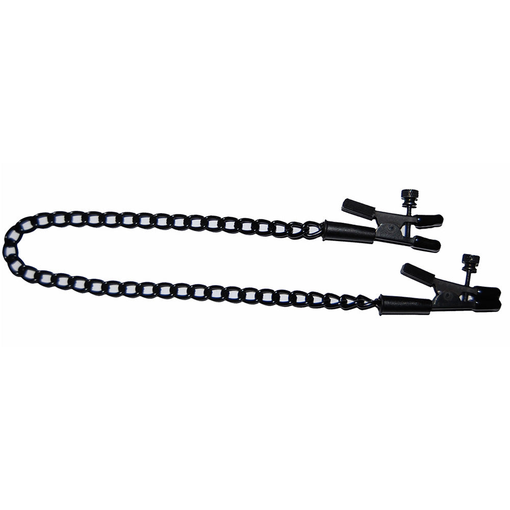 Spartacus Alligator Tip Nipple Clamps - Black