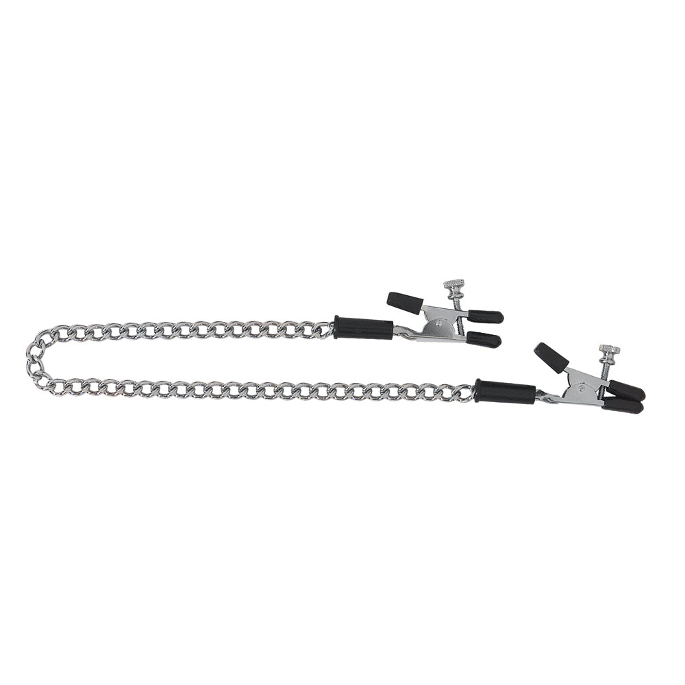 Spartacus Alligator Tip Nipple Clamps - Silver