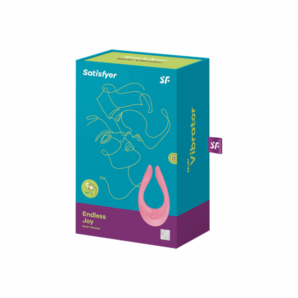 Satisfyer Endless Joy Couples Vibrator Silicone - Pink