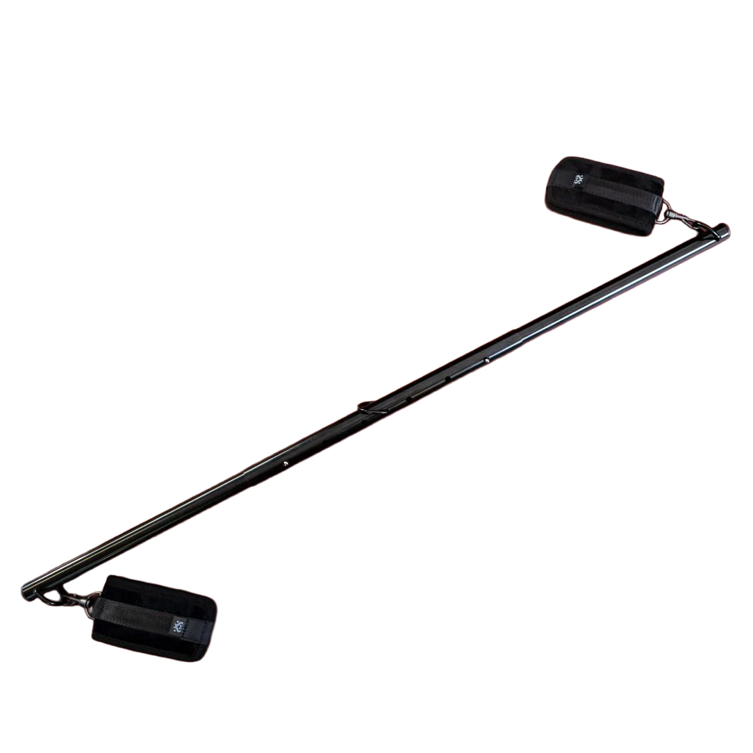 Sei Mio Spread Far and Wide Adjustable Spreader Bar with Cuffs – Black